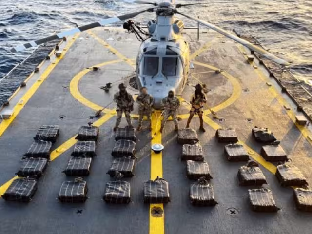 Autoridades federales señalaron que los 1,300 kilos de cocaína tienen un valor aproximado de 329 millones 550 mil pesos