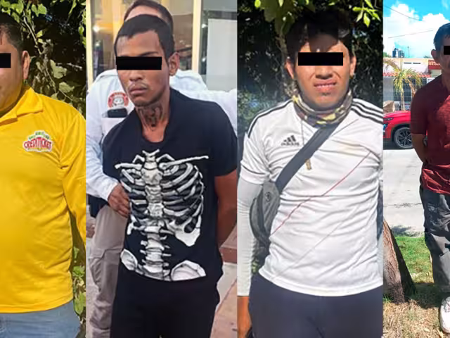 Los hombres quedaron a disposición de las autoriaddes del Estado para determinar su situación legal por los delitos que se les imputan.