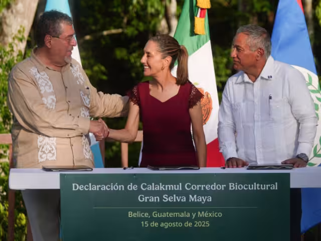 El onjetivo del acuerdo firmado en Calakmul es conservar la biodiversidad y fortalecer los lazos culturales entre los tres países