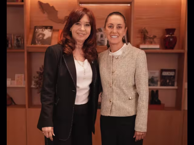 Desde Palacio Nacional, la presidenta Claudia Sheinbaum, expresó su solidaridad con Cristina Kirchner, expresidenta de Argentina