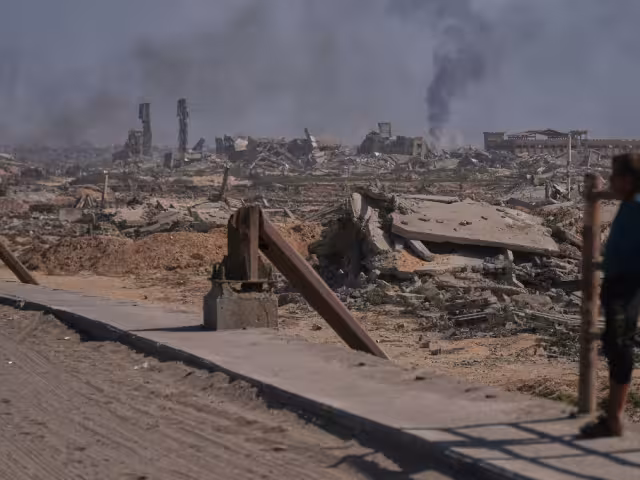 El presidente Donald Trump reconoció el gesto de Israel al detener de manera temporal los bombardeos sobre la Franja de Gaza