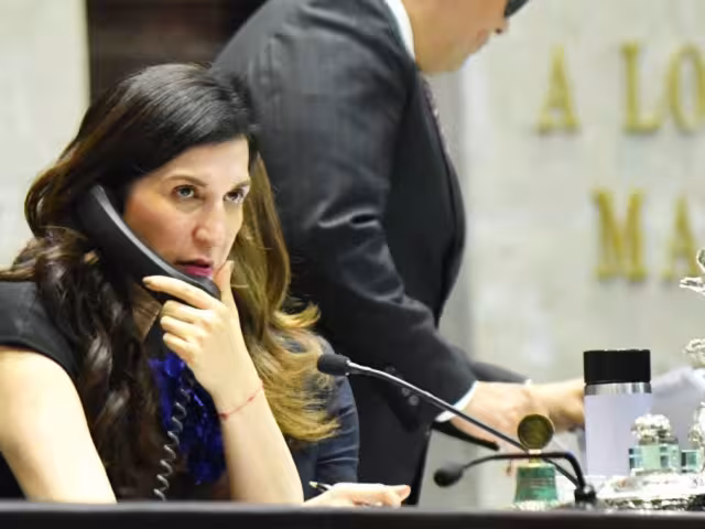 Kenia López Rabadán, presidenta de la Mesa Directiva de la Cámara de Diputados