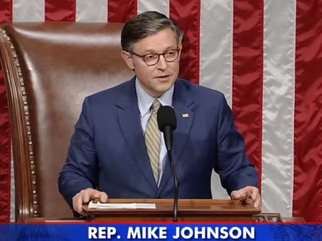 Mike Johnson, presidente de la Cámara de Representantes