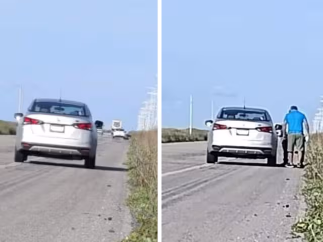 María Damas Rodríguez destaca que los baches en la carretera representan un peligro, especialmente de noche y con lluvia