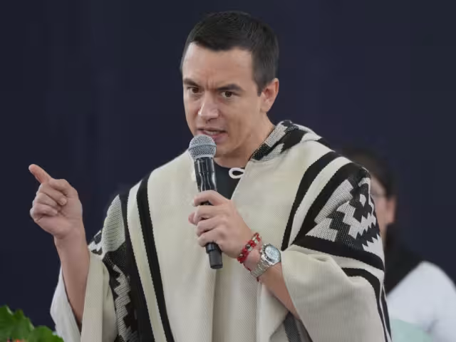 Daniel Noboa. presidente de Ecuador