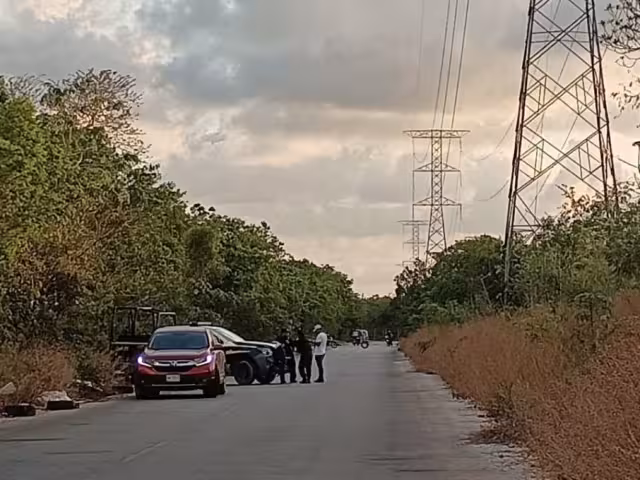 Así luce la escena del crimen en Cancún