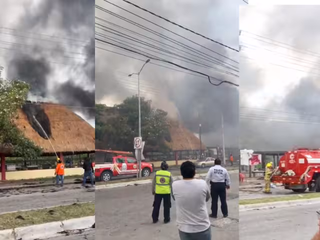 Incendio del refugio pesquero