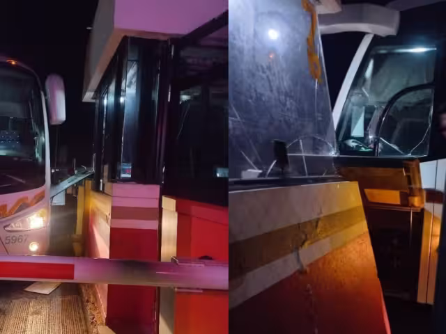 No hubo lesionados, pero la estructura y los cristales de la caseta resultaron dañados