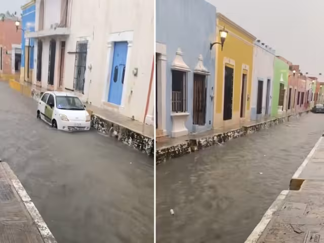 En el Centro la calle 14 siempre ha quedado bajo el agua