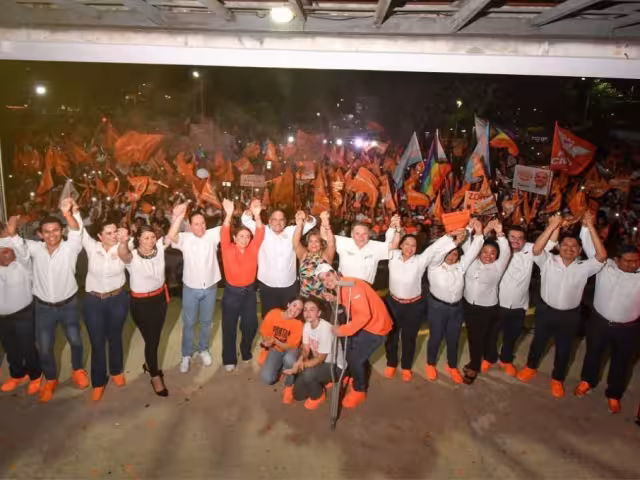 Equipo de campaña de Jorge Portilla en Tulum
