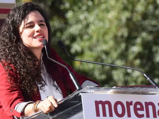 Luisa María Alcalde Luján, presidenta nacional de Morena