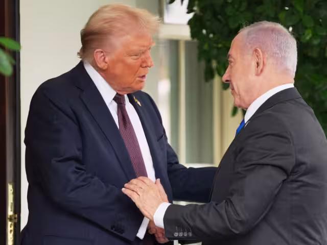 El presidente de Estados Unidos, Donald Trump, recibió en la Casa Blanca al primer ministro de Israel, Benjamin Netanyahu