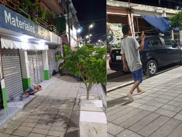 Un hombre en estado de ebriedad, conocido como El Sastre, intentó agredir a vecinos en la colonia Centro de Escárcega.