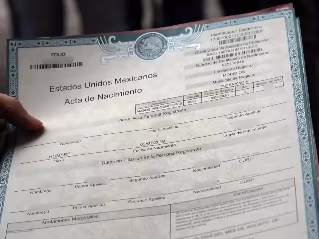 Las actas de nacimiento certificadas ya no tendrán fecha de caducidad.