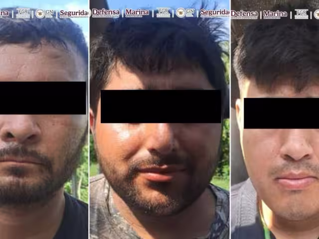 Los detenidos fueron trasladados a instalaciones federales, donde se definirá su situación jurídica