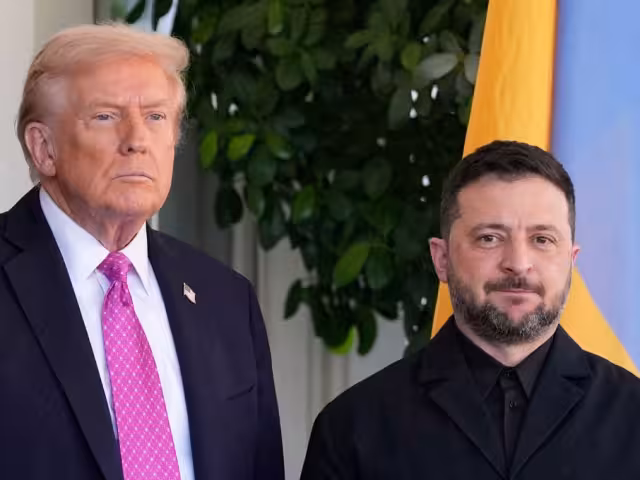 El presidente de Ucrania, Volodiir Zelenski, se reunió este viernes 17 de octubre con el presidente de EU, Donald Trump en la Casa Blanca