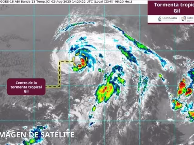 Aunque el sistema continúa fortaleciéndose, se prevé que pierda fuerza