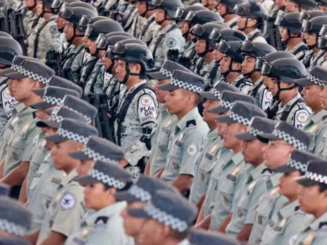 En varios estados del país, los elementos de la Guardia Naiconal superan a los de policías estatales
