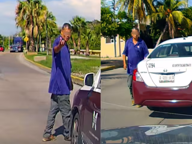 Acusan a taxista en Ciudad del Carmen de perseguir y hostigar a conductora en plena vía pública