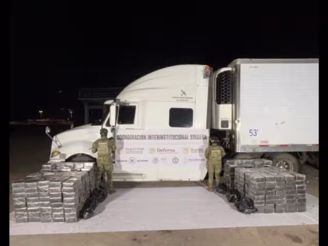 Semar precisó que el aseguramiento representa una pérdida de aproximadamente 426 millones 496 mil pesos