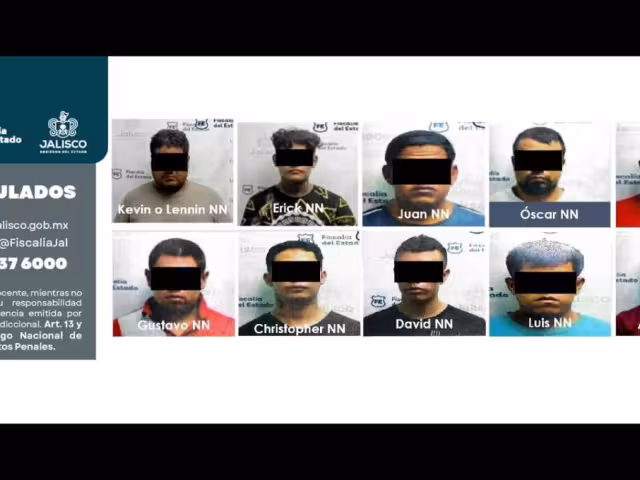 Estas personas fueron detenidas en septiembre pasado, luego de un operativo de la Guardia Nacional