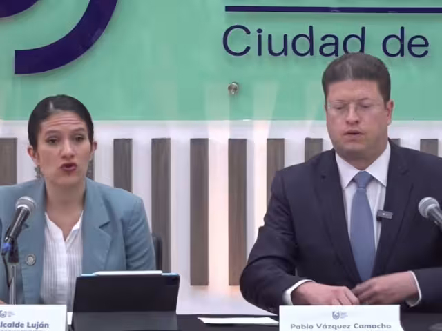 Bertha Alcalde Luján, fiscal de la CDMX y Pablo Vázquez, titular de la SSC