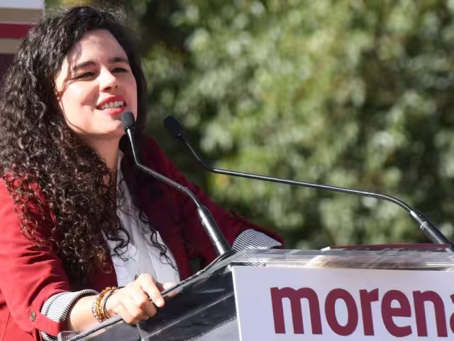 Luisa María Alcalde Luján, presidenta Nacional de Morena