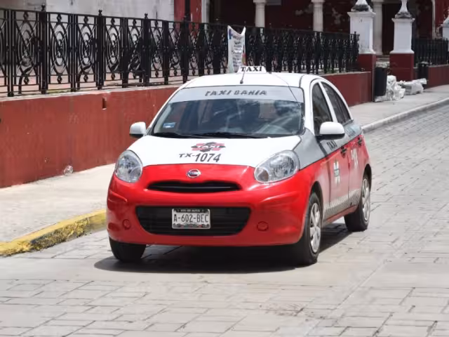 Taxis en la ciudad de Campeche