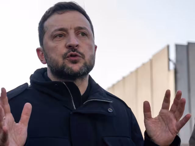 Volodymyr Zelensky, presidente de Ucrania