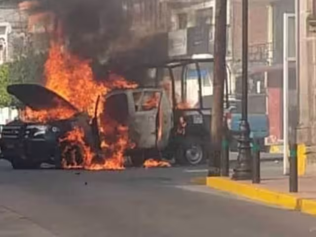 Un segundo coche bomba estalló en Guanajuato este jueves, en el centro de Jerécuaro