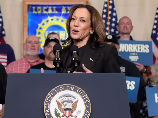 Kamala Harris, candidata demócrata a la presidencia de Estados Unidos