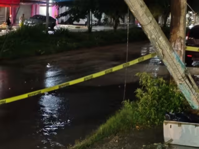 Lluvias dejan sin luz a Chetumal y sus alrededores