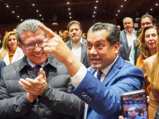 Sergio Gutiérrez Luna, presidente de la Mesa Directiva, declaró formalmente concluido el primer periodo de sesiones ordinarias