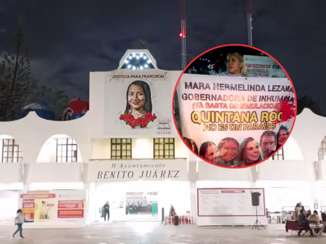 María Patrón Pat, fundadora de “Madres Buscadoras”, protestó contra la revictimización de autoridades