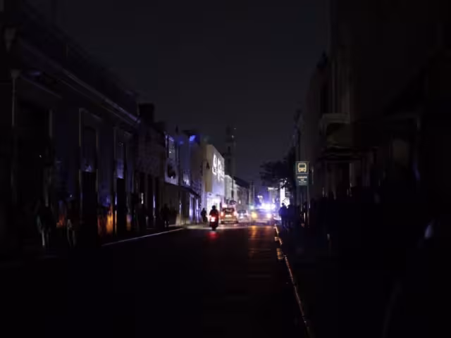 El Centro de Mérida, sin luz, durante marzo de 2024