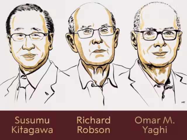 Los tres laureados han impulsado aplicaciones que van desde capturar CO₂ hasta obtener agua del aire en climas desérticos