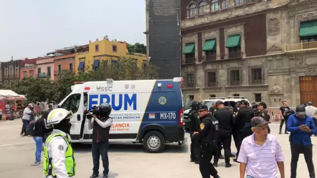 Paramédicos del ERUM acudieron al rescate de los uniformados en CDMX