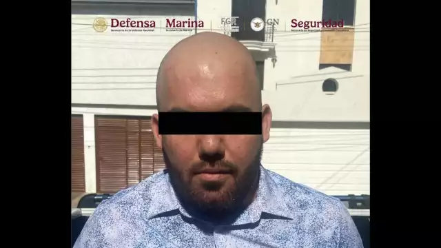 Omar Félix 'N', alias ‘El Pelón’ o ‘El 8’, fue detenido en la colonia Las Quintas de Culiacán