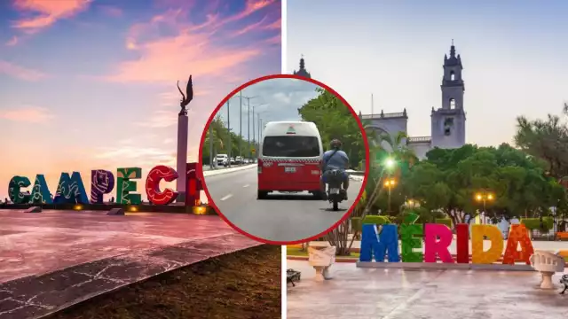 Viaja a Mérida desde Campeche en combi y gasta menos de 200 pesos