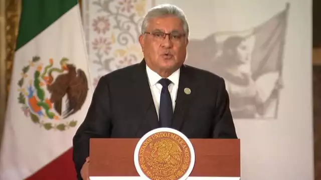 Alfonso Cepeda Salas, secretario general del Sindicato Nacional de Trabajadores de la Educación (SNTE)