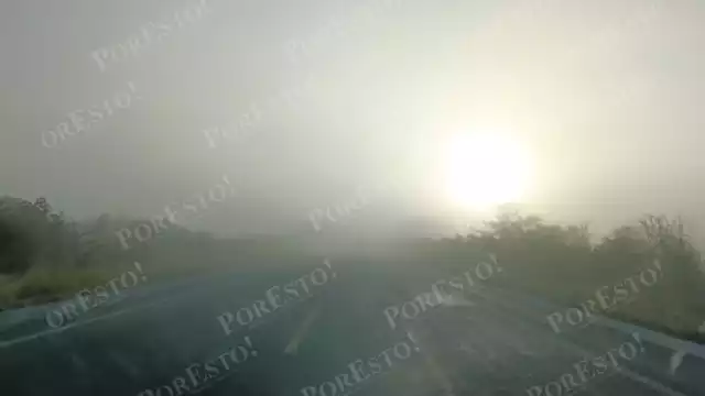 Choferes advierten sobre peligro en carretera federal por bajas temperaturas