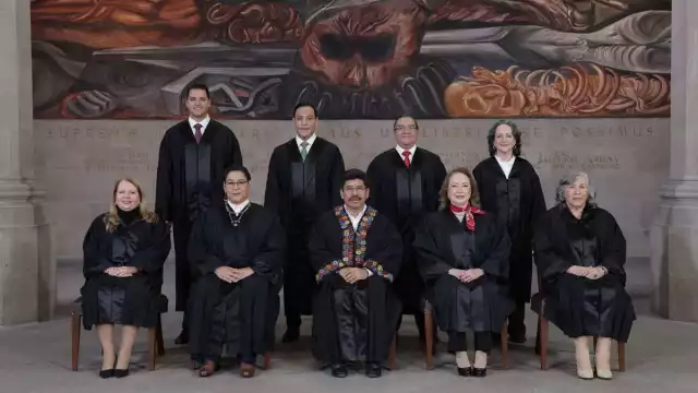 Los Ministros de la Nueva Suprema Corte de Justicia de la Nación.