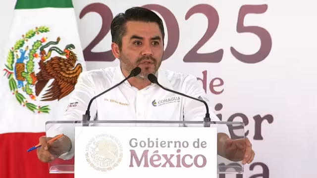 Efraín Morales López, titular de la Comisión Nacional del Agua (Conagua)