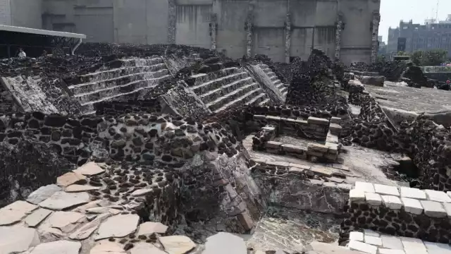 Museo del Templo Mayor en el Zócalo de la Ciudad de México