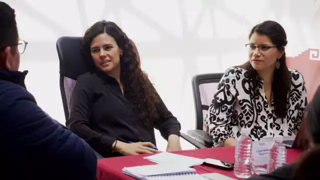 Luisa María Alcalde Lujan, presidenta nacional de Morena