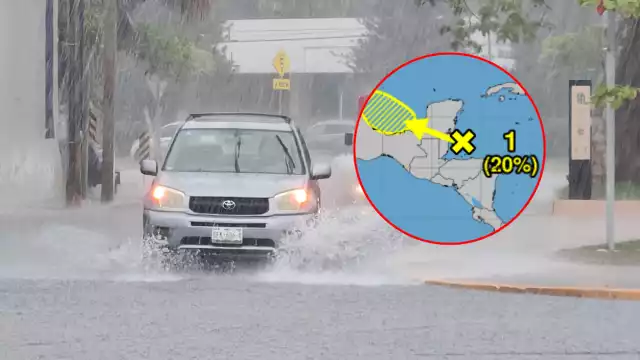 Autoridades monitorean una zona de inestabilidad vinculada a la onda tropical número 6.