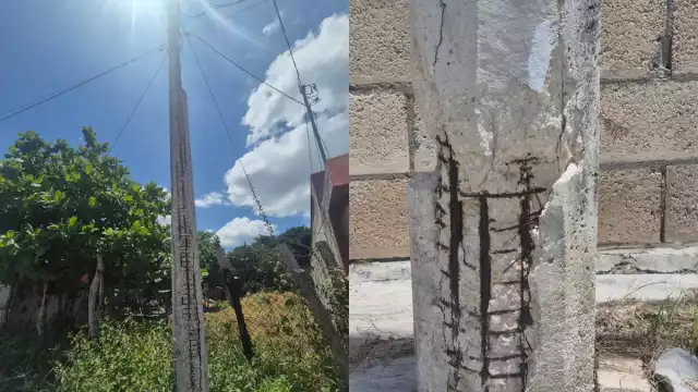 Ciudadanos denuncian peligro por infraestructura eléctrica deteriorada en Champotón