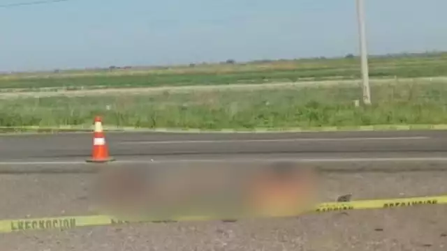 La zona fue asegurada por elementos de seguridad, mientras peritos forenses y agentes de investigación de la Fiscalía estatal