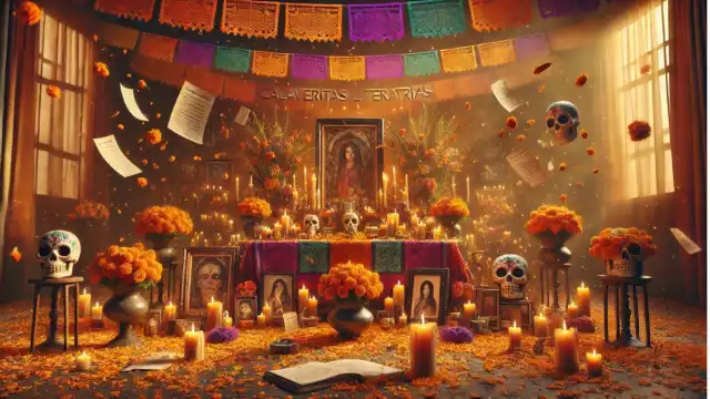 Las calaveritas literarias se escriben principalmente durante la temporada del Día de Muertos