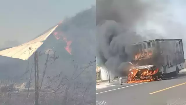 Fuego arrasa camión y templo en menos de 24 horas en Campeche